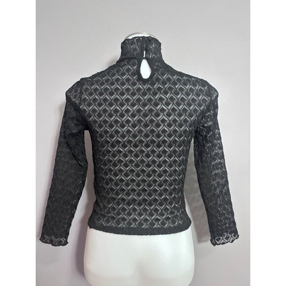 For Love & Lemons Tracy Turtleneck Crop Top NWT XS - Picture 4 of 9